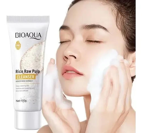 Jabón Limpiador Facial De Arroz Bioaqua
