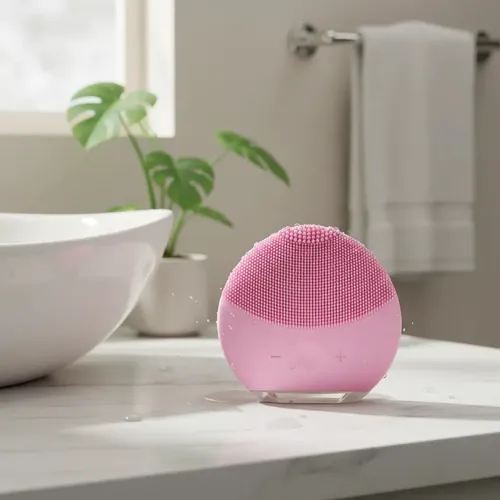 Cepillo Limpiador Facial Masajeador Tecnología T-sonic Fucsia