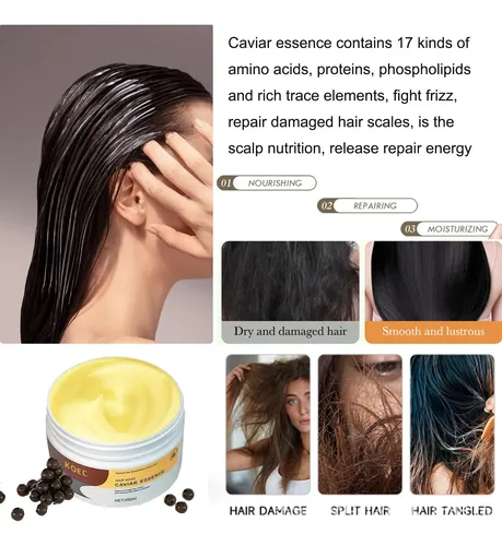 Mascarilla Capilar De Colágeno, Mascarilla De Tratamiento Ca