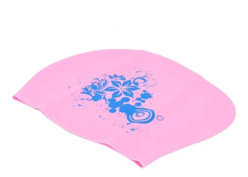 Gorro De Baño Impermeable Silicona Natación Pelo Largo Nadar