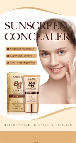 (yf)gm Crema Bb Sadoer Con Protector Solar Efecto Naturalc