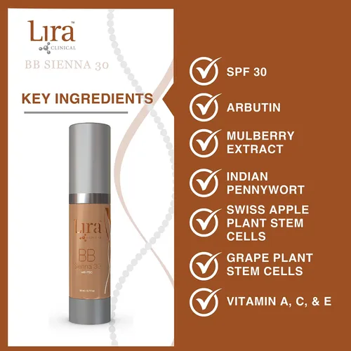 Lira Clinical Bb Spf 30 Tinte Sienna 20 G
