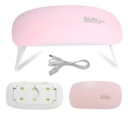Cabina Led Uv Sun Mini 6w Secador Uñas Esculpidas Gelificada