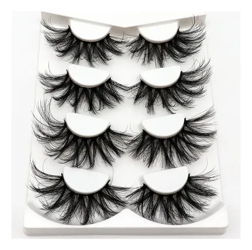 Pestañas Postizas 3d Losha Fluffy Lashes-04