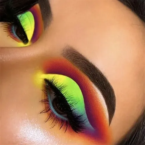 Set 6 Pigmentos Neon Maquillaje Polvos Fluor