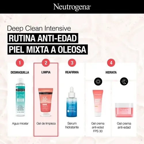 Gel De Limpeza Neutrogena Deep Clean Grapefruit 150 Gr.