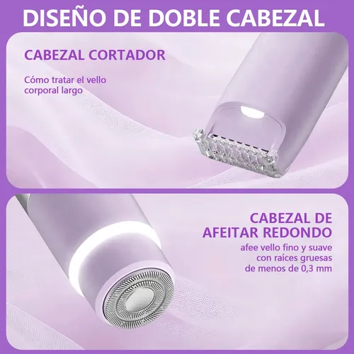 Y Depiladora De Bikini For Mujer Electrica Doble Cabeza