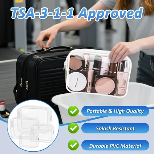 Bolsas De Maquillaje Transparentes Chicaup Tas Neceser Para