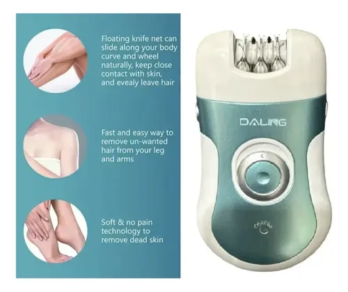Depiladora Electrica Mujer 4 En 1 Zonas Intimas Recargable