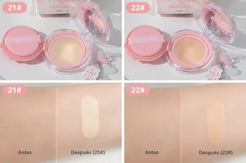 Base Cushion Jojo Diary Tono 21 Claro Y 22 Naturales 21