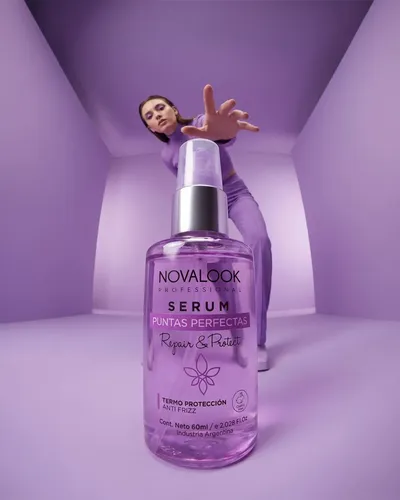 Serum Protector Termico Novalook X 35 Ml Reparador De Puntas