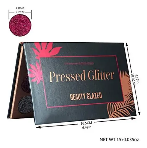 Paleta De Sombras Glitter 15 Colores Bestland