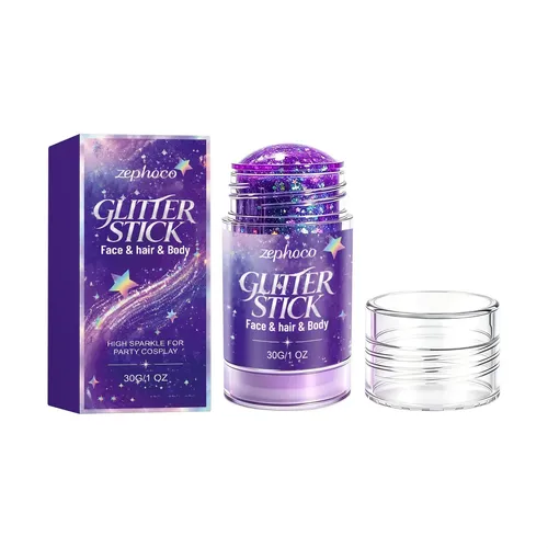 Barra De Maquillaje Con Purpurina Multiusos Para Crear Un Am