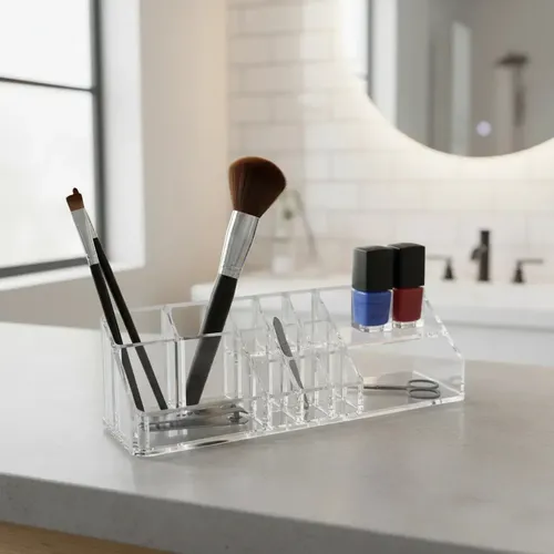 Organizador Acrilico Para Maquillaje 14 Compartimientos