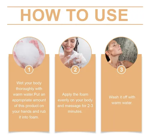 ×3, Gel De Ducha Corporal Con Aroma A Naranja: Limpieza E