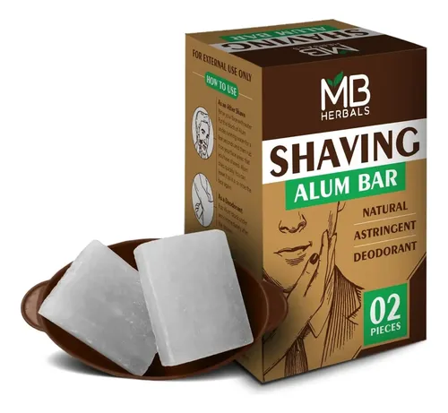 Mb Herbals Bloques De Alumbre, 2 Piezas, 0,99 Kg C/u