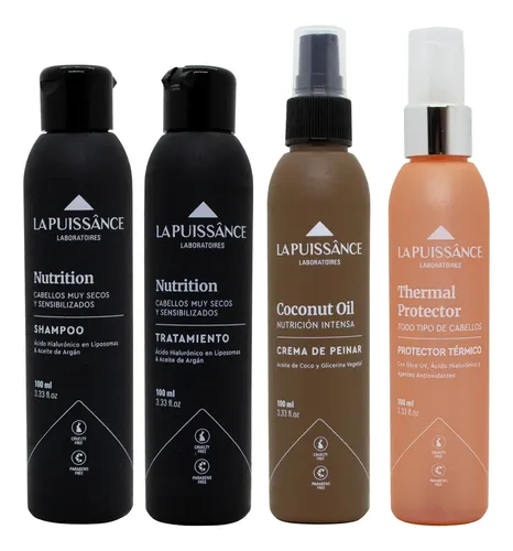 La Puissance Kit Travel Argan Coconut Protector Térmico Pelo