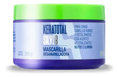 Mascara Capilar Violeta Matizador Keratotal Silver Bellissim