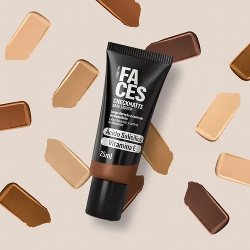 Natura Faces Base Liquida Checkmatte Tono 19n 25ml