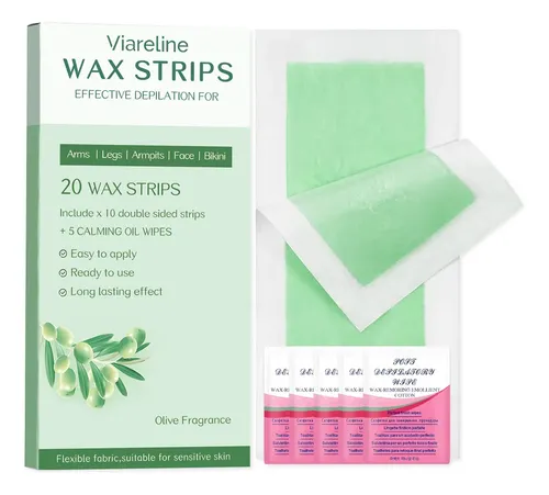 Bandas De Cera Para Depilación Facial Y Corporal