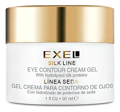 Gel Crema Contorno Ojos Exel Seda 30mL Para Todo Tipo De Piel