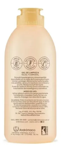 Aveno Gel De Limpieza En Botella 250 ml