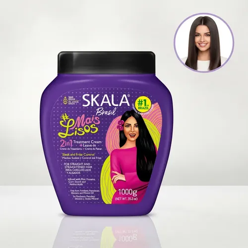 Skala Mais Lisos Tratamiento 2 En 1 Control Frizz 1000 Gr