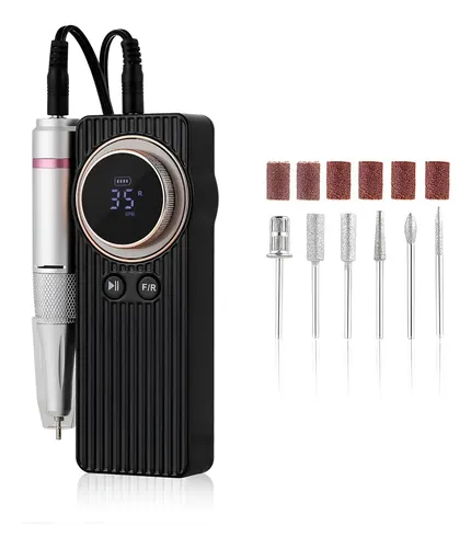 Torno Inalámbrico Profesional 35.000 Rpm Mod. Bq-108 Eloise Color Negro