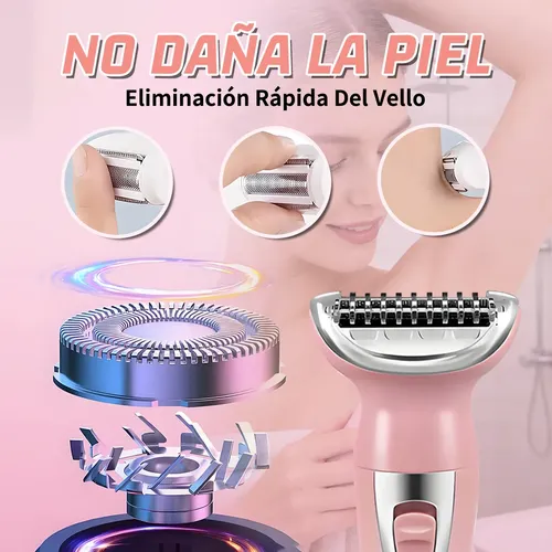 Depiladora Eléctrica 5 En 1 Mujer Facial Corporal