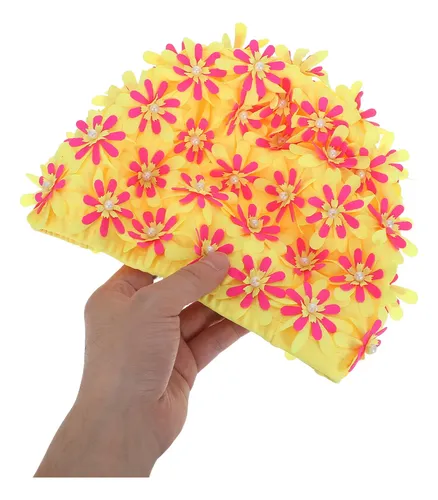 Gorro De Baño Floral Para Mujer – Vintage Flower Petal Swimm