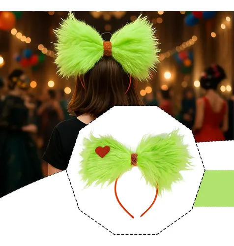 Diadema Navideña Accesorio Para Cabello Festivales