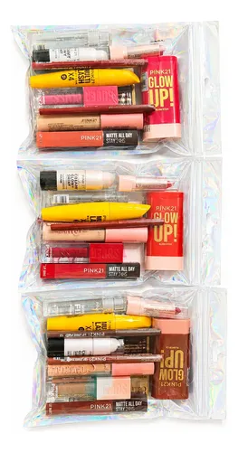 Set Maquillaje Premium Diario Mujer Mascara Rubor Labial 11u