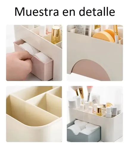 Organizador De Mesa Para Manicuría O Cosmetica Con Cojonera