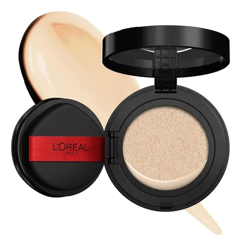 L’Oréal Paris Infallible 24H Fresh Wear Base de Maquillaje en Cushion, Alta Cobertura con Acabado Mate, Larga Duración hasta por 24H y Control de Brillo.