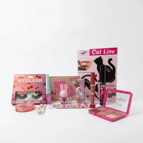 Combo Maquillaje Surtido Tonos Rosas.