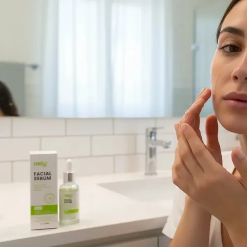 Serum Facial Con Ácido Hialurónico/colageno/vitamina C Mely Acneica Día/noche