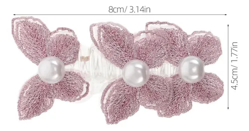 ..4 Cintas Para El Pelo Con Forma De Mariposa Con Alambre De Multicolor Rayas