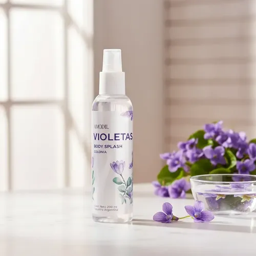 Body Splash Spray Fragancia Violetas 200ml Amodil