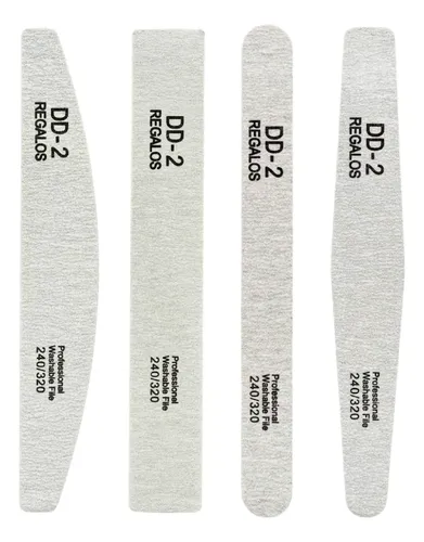 10 Limas 240/320 Para Uñas Esculpidas Manicuria Dd2 Prof