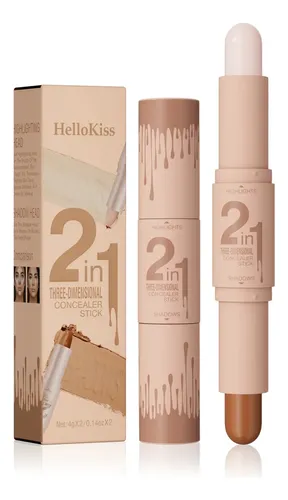 Hellokiss Barra Doble Contorno Iluminador 2en1 Larga Duració