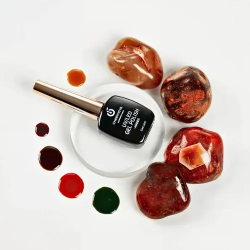 Esmalte Gel Polish Uv/led Efecto Amber-jelly Cherimoya 12ml