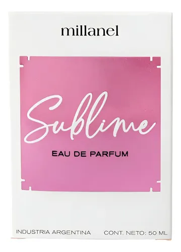 Perfume Millanel Sublime Eau de Parfum Floral Frutal Vegano 50 mL