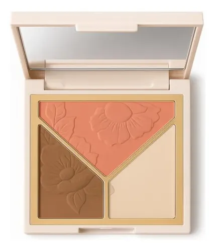 Paleta De Maquillaje Iluminador 3 En 1, Kit De Contorno, Rub