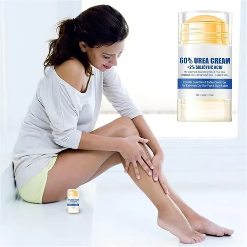 Crema Hidratante Y Antiagrietamiento Para Pies Con 60% De Ur