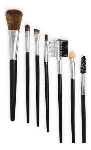 Set Brochas X6 Mayorista 7 Piezas Pinceles Maquillaje