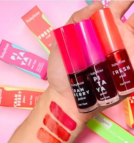 Gel Tint Ruby Rose Tinta Labial Hialuronico D-phantenol Color Summer Coral