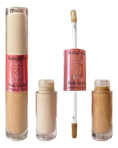 Corrector Y Contorno Feels Duo Sculpt Ruby Rose Original