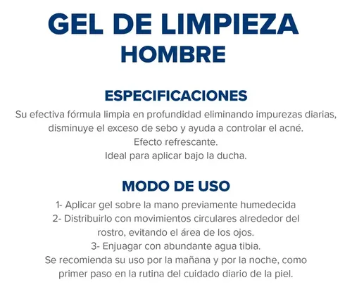 Dermaglós Hombres Gel De Limpieza 100 Gr