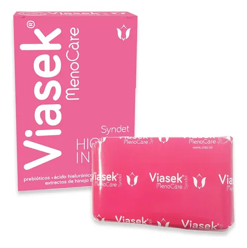 Viasek Menocare Barra Limpiadora Syndet Higiene Femenina