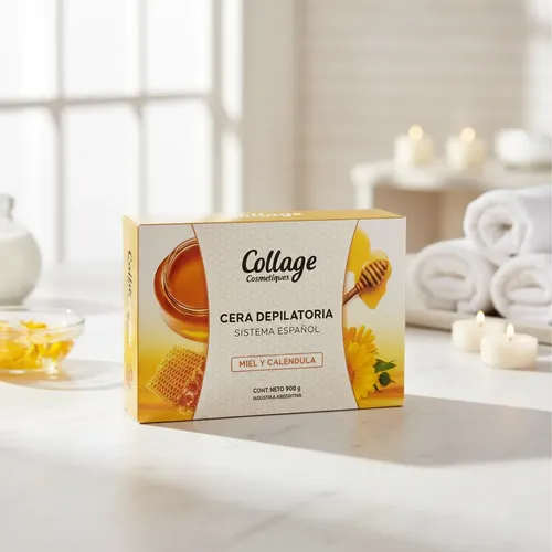Cera Depilatoria Profesional Miel Collage X 900 Gr
